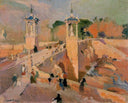 Puente de Real by Joaquín Sorolla — hand-painted landscape oil painting reproduction on canvas