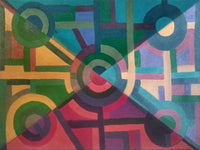 Pura Vida Road by Gregorio Undurraga — hand-painted abstract oil painting reproduction on canvas