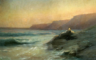 Pushkin on the coast Black Sea in apartment