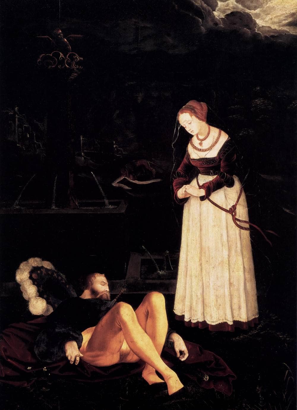 Pyramus and Thisbe by Hans Baldung — hand-painted cultural oil painting reproduction on canvas
