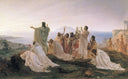 Pythagoreans celebrate sunrise by Fyodor Bronnikov — hand-painted cultural oil painting reproduction on canvas