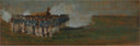 Square of Villafranca or Practice shooting by Giovanni Fattori, rural oil painting wall art, Impressionism