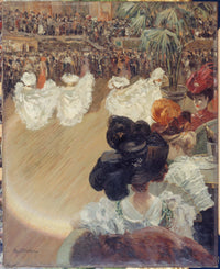 Quadrille at the Bal Tabarin by Louis Abel-Truchet — hand-painted portrait oil painting reproduction on canvas