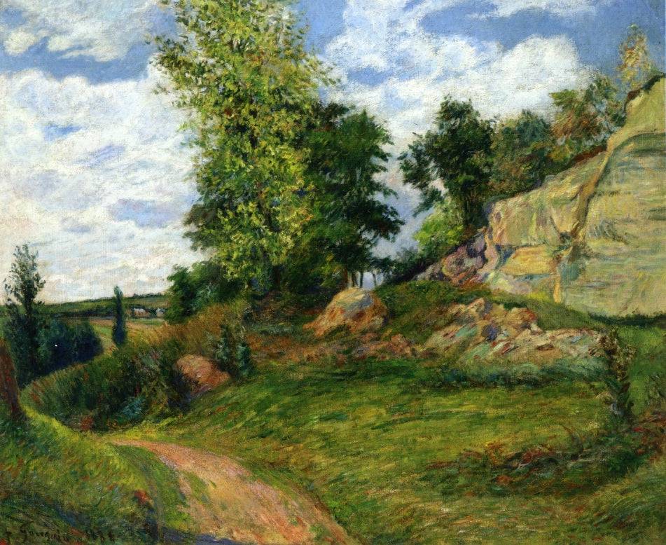 Quarries at Pontoise - Paul Gauguin