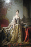 Queen Charlotte by Allan Ramsay — hand-painted portrait oil painting reproduction on canvas