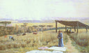 Queimadas Ou Lavadeiras by Alfredo Andersen — rural oil painting wall art, Impressionism