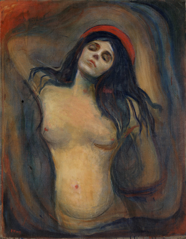 Madonna, by Edvard Munch, Oil on canvas, 1894