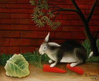 Rabbit by Henri Rousseau — hand-painted animal oil painting reproduction on canvas