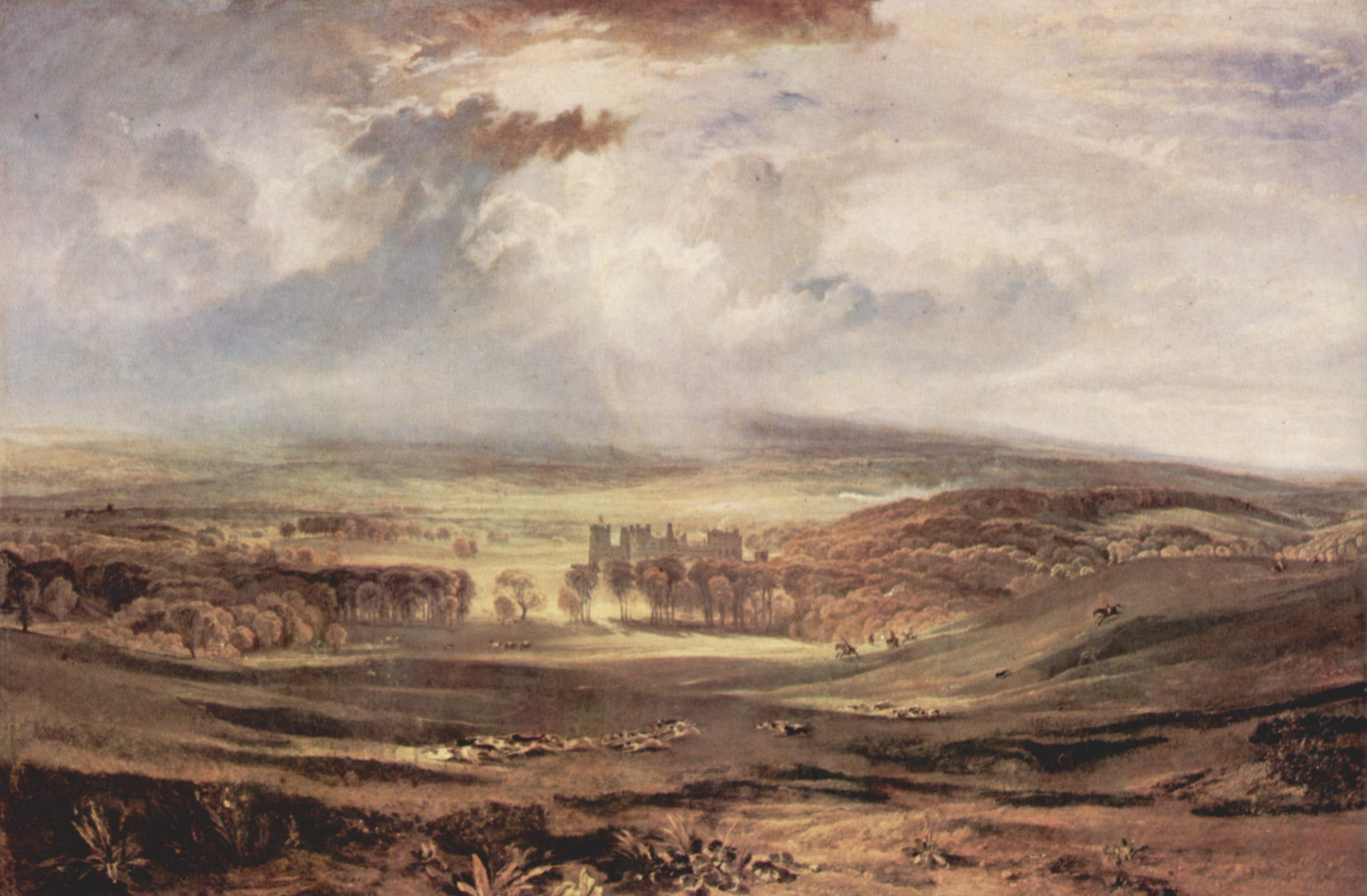 Raby Castle, Residence of the Earl of Darlington - J.M.W. Turner