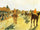 Racehorses before the Stands in apartment