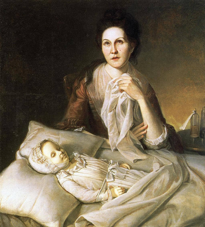 Rachel Weeping by Charles Willson Peale — hand-painted portrait oil painting reproduction on canvas