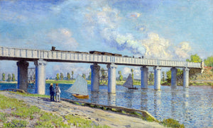 Railway Bridge at Argenteuil - Claude Monet