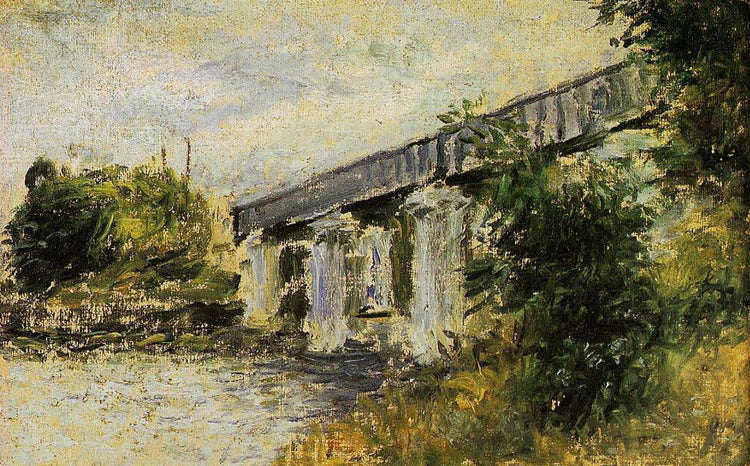 Railway Bridge at Argenteuil - Claude Monet