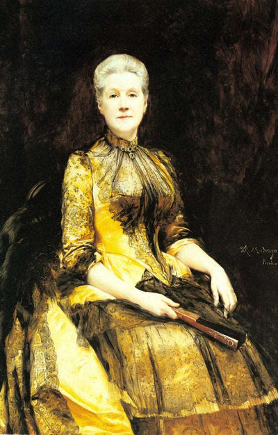 A Portrait of Mrs. James Leigh Coleman in home office