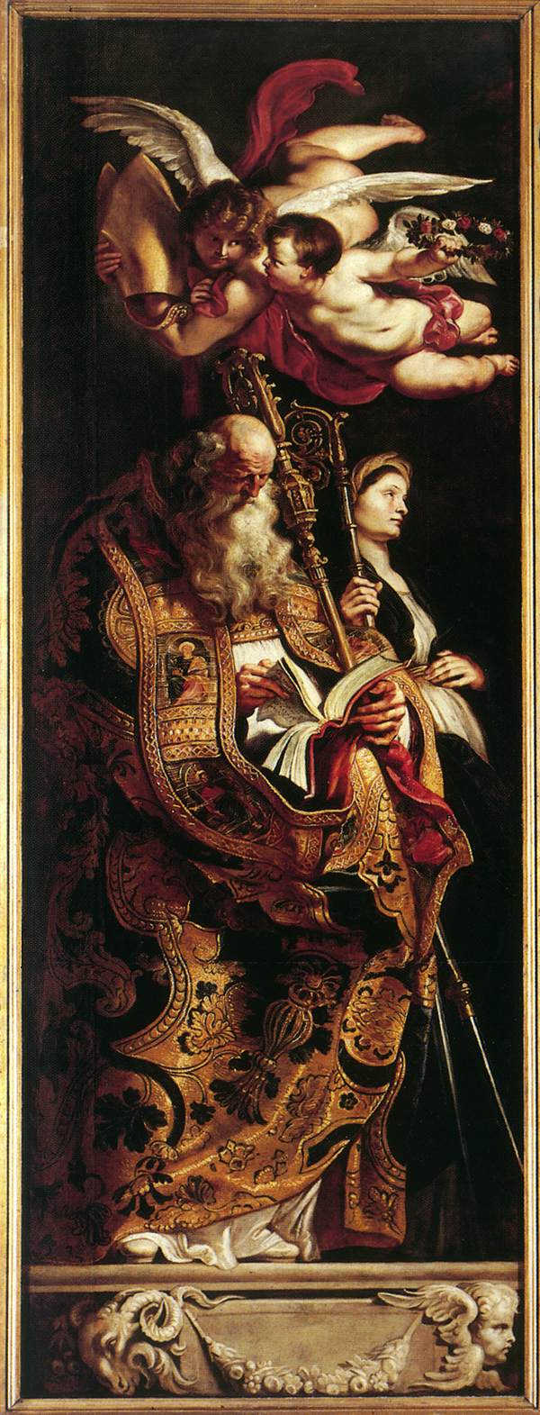 Raising of the Cross - Sts Amand and Walpurgis by Peter Paul Rubens, hand-painted cultural oil painting reproduction on canvas