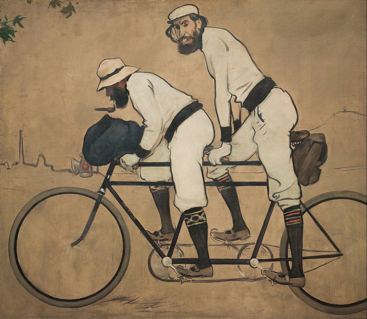 Ramon Casas and Pere Romeu on a Tandem - Ramon Casas