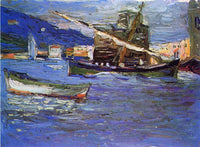 Rapallo Grauer day by Wassily Kandinsky — hand-painted animal oil painting reproduction on canvas
