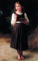 Raspberry Girl by William-Adolphe Bouguereau — hand-painted portrait oil painting reproduction on canvas