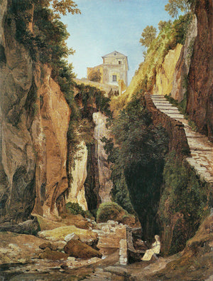 Ravine at Sorrento - Heinrich Reinhold