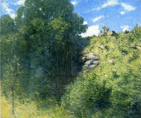 Ravine near Branchville by Julian Alden Weir — hand-painted botanical oil painting reproduction on canvas