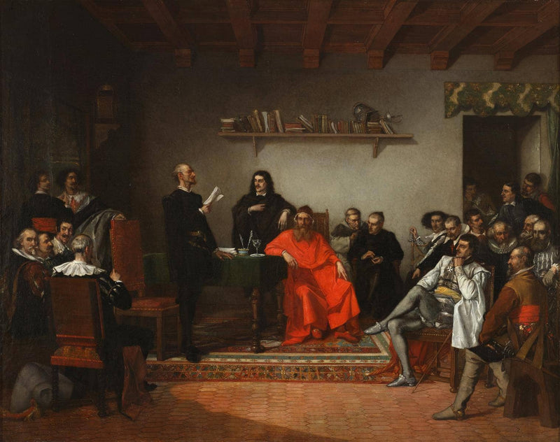 Reading Don Quixote on gallery wrap