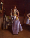 Ready for the Ball by Alfred Stevens — hand-painted eco oil painting reproduction on canvas