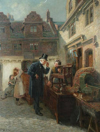 Real Antique by Ralph Hedley — hand-painted architectural oil painting reproduction on canvas
