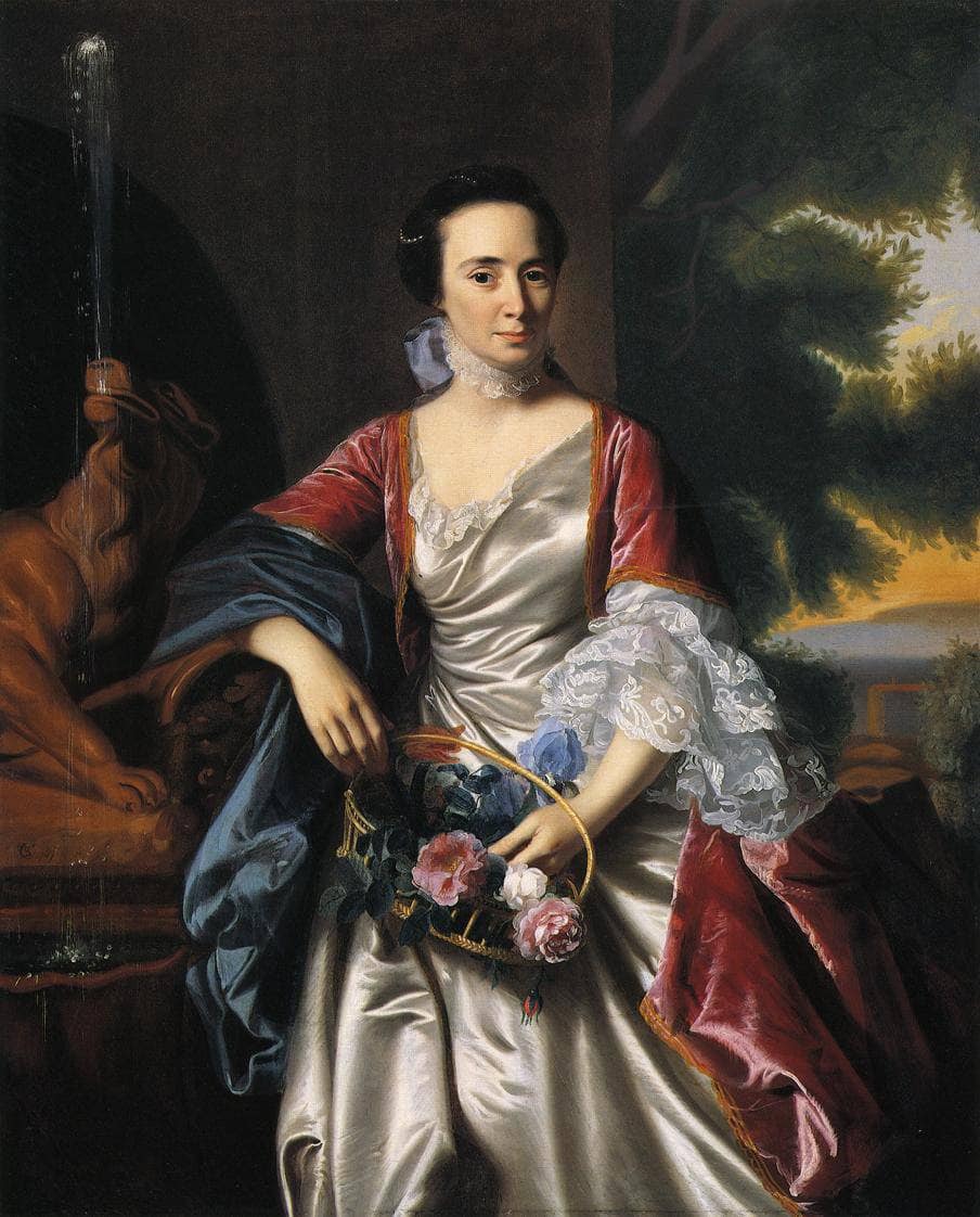 Rebecca Boylston by John Singleton Copley — hand-painted portrait oil painting reproduction on canvas