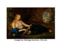 Reclining Magdalene by Alexander Clarot — hand-painted portrait oil painting reproduction on canvas