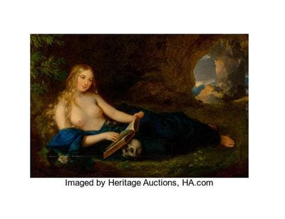 Reclining Magdalene in entryway