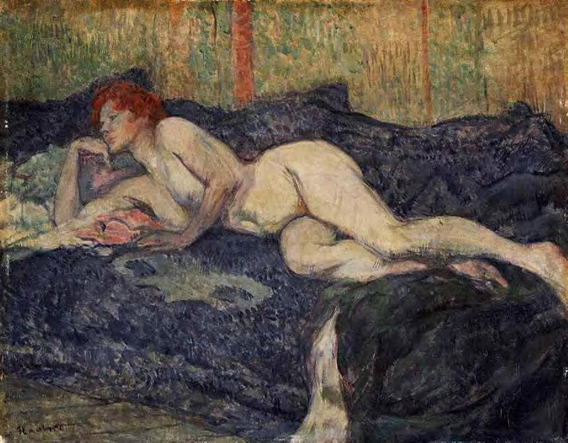 Reclining Nude on gallery wrap