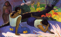 Reclining Tahitian Women by Paul Gauguin — hand-painted abstract oil painting reproduction on canvas