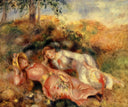 Reclining Women by Pierre-Auguste Renoir — hand-painted landscape oil painting reproduction on canvas