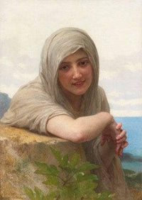 Recollection by William-Adolphe Bouguereau — hand-painted portrait oil painting reproduction on canvas