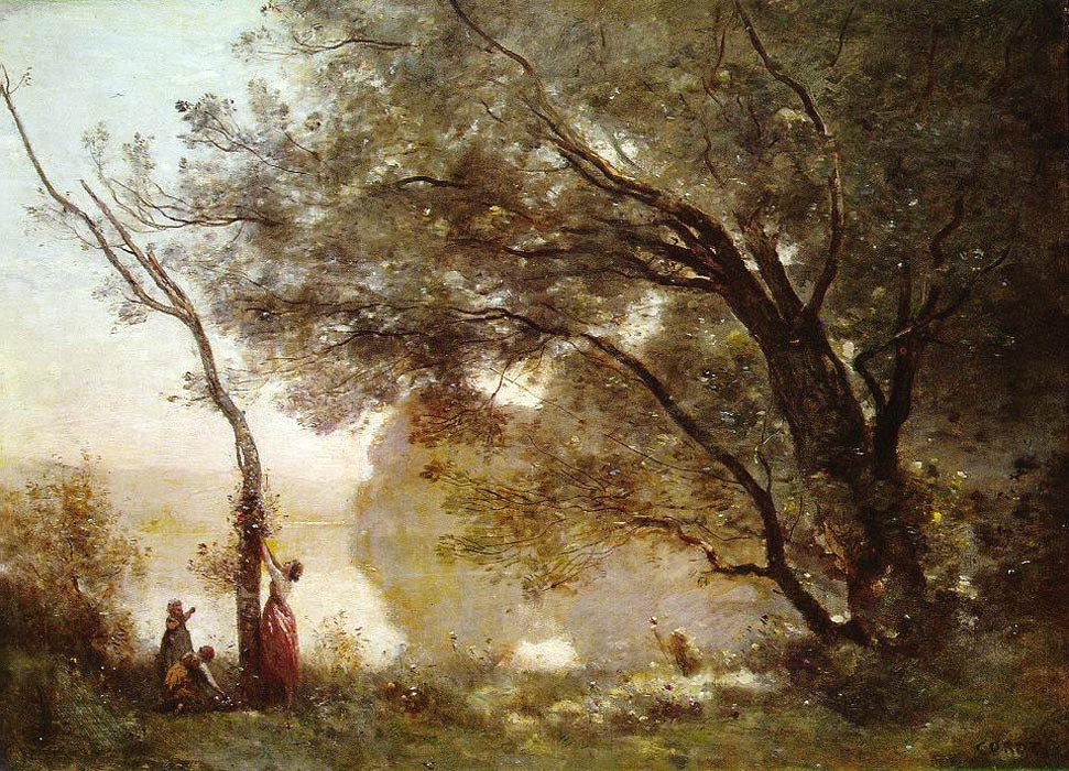 Recollections of Mortefontaine - Camille Corot