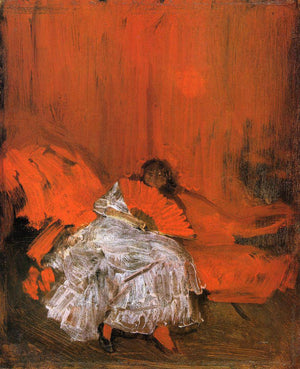 Red and Pink The Little Mephisto - James McNeill Whistler