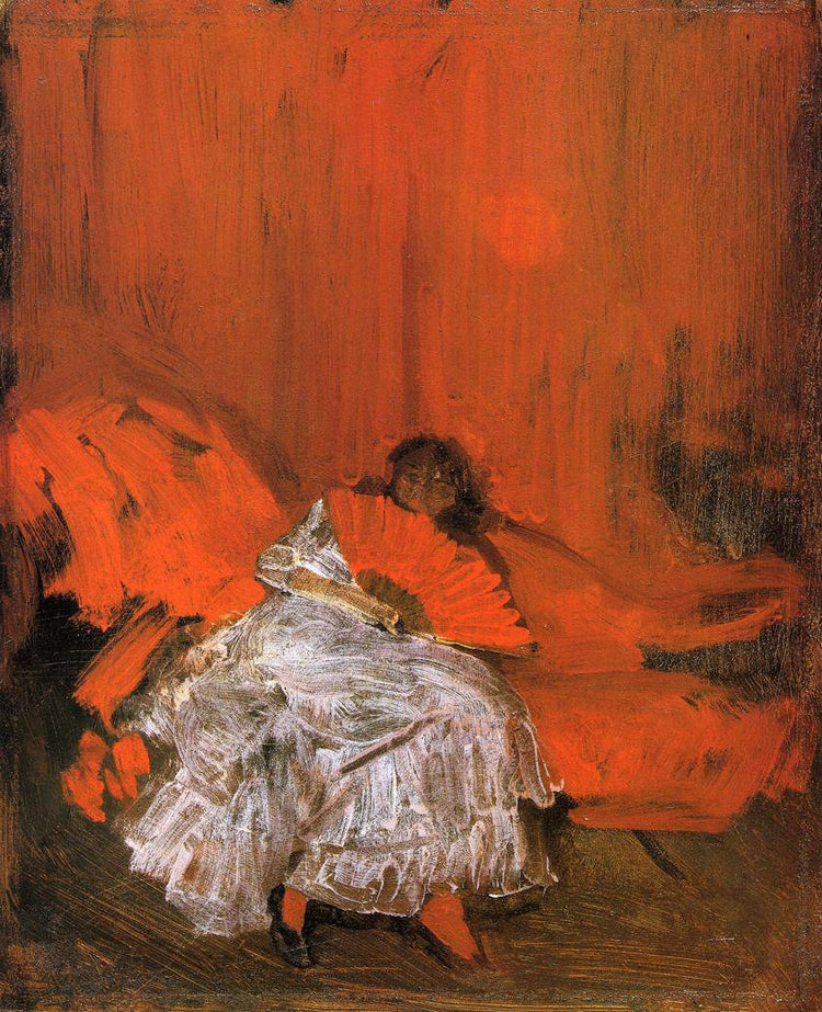 Red and Pink The Little Mephisto - James McNeill Whistler