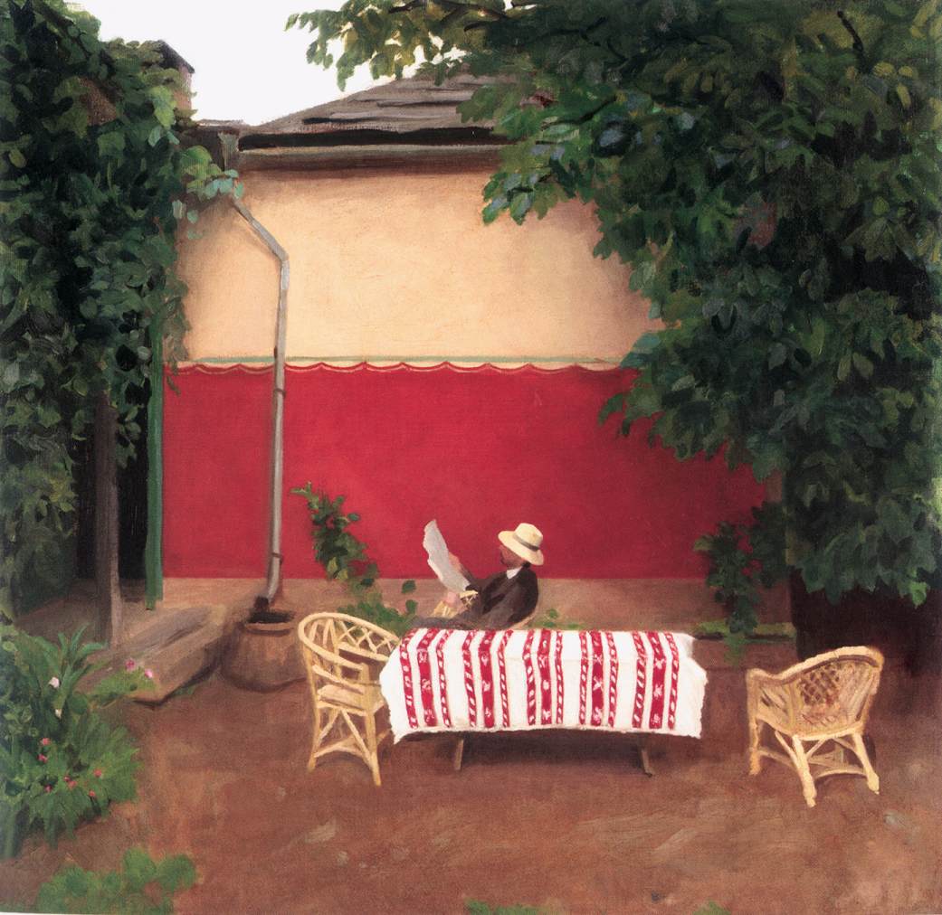 Red Wall - Karoly Ferenczy