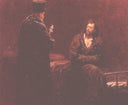 Refusal of the Confession by Ilya Repin — group oil painting wall art, Realism