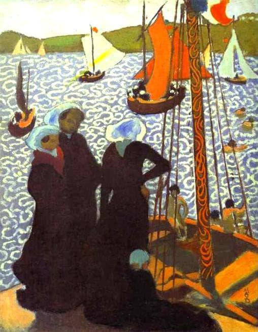 Regata at Perros by Maurice Denis — hand-painted cultural oil painting reproduction on canvas
