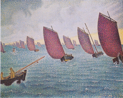 Regatta in Concarneau in dining room