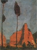 Remains in Rome by Fujishima Takeji — rock oil painting wall art, Post Impressionism