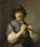 Rembrandt as Shepherd with Staff and Flute in entryway