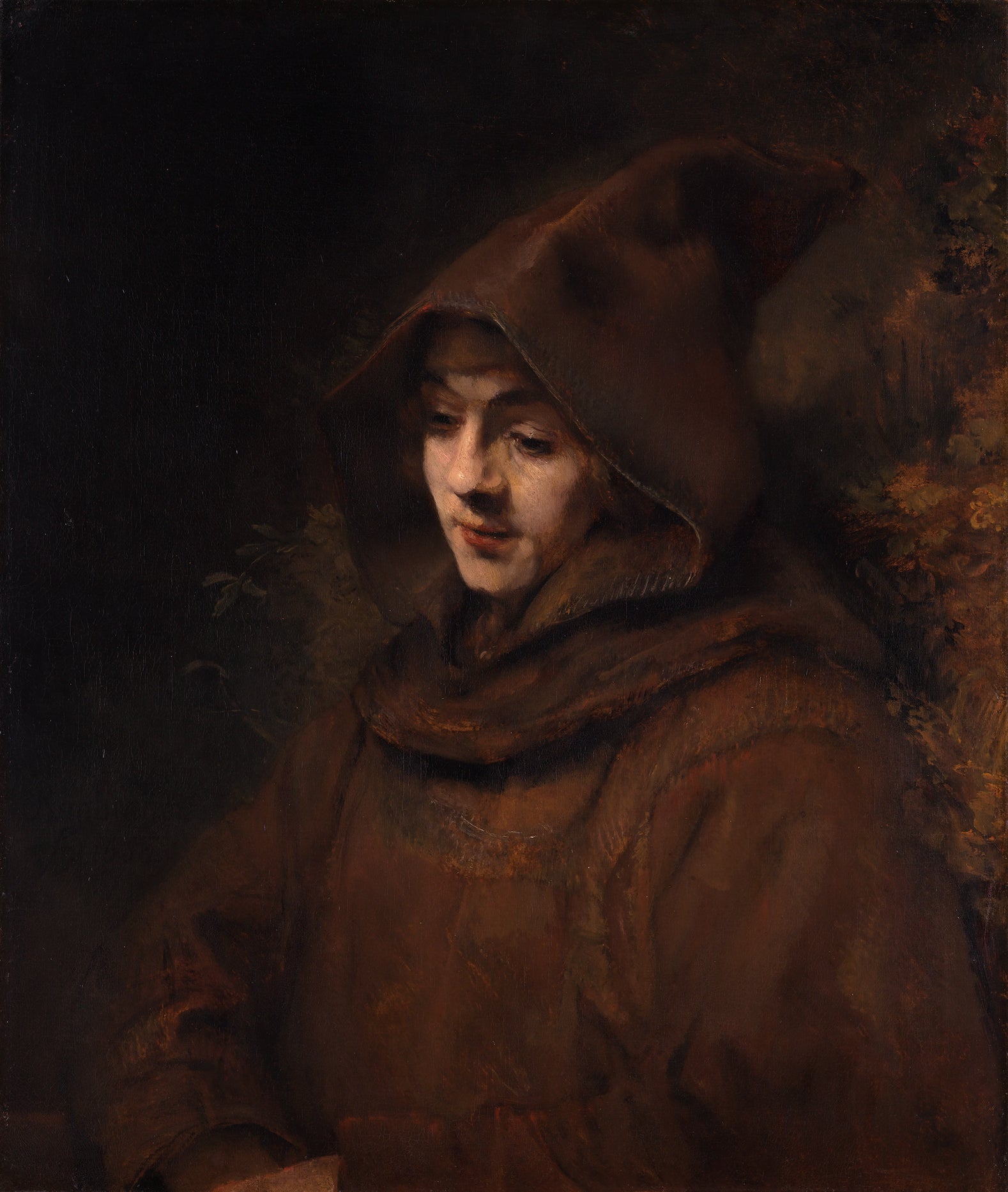 Titus van Rijn in a Monk`s Habit - Rembrandt