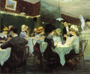 Renganeschi's Saturday Night by John French Sloan — group oil painting wall art, Realism