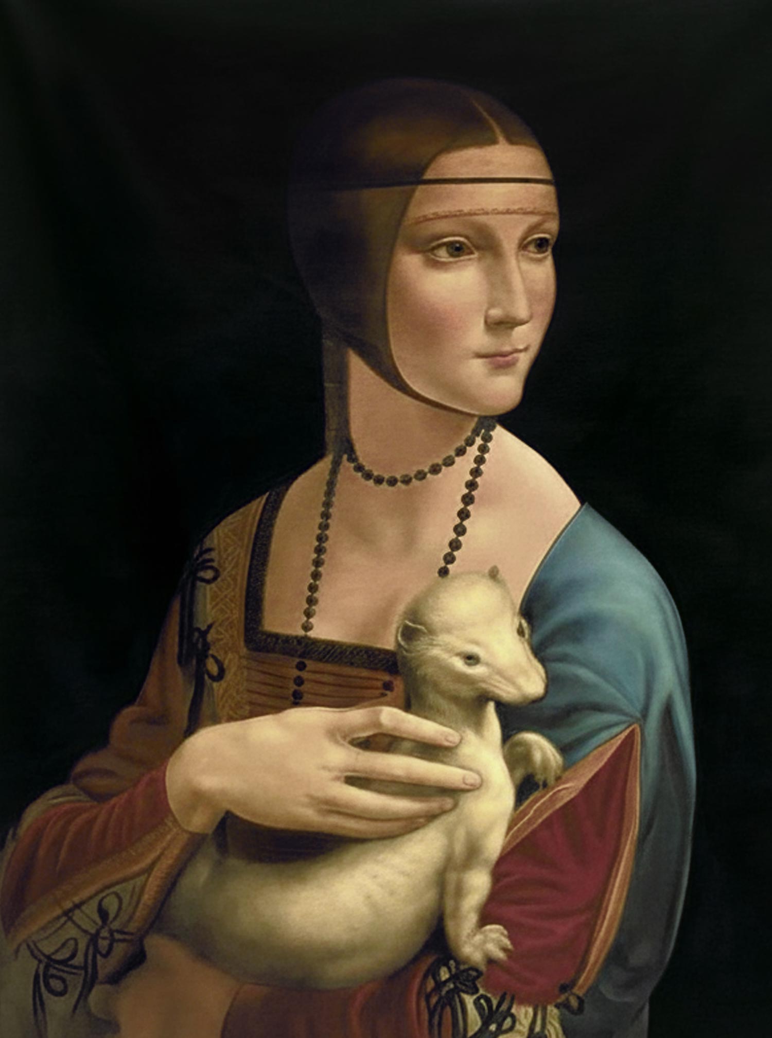 Lady with an Ermine reproduction
