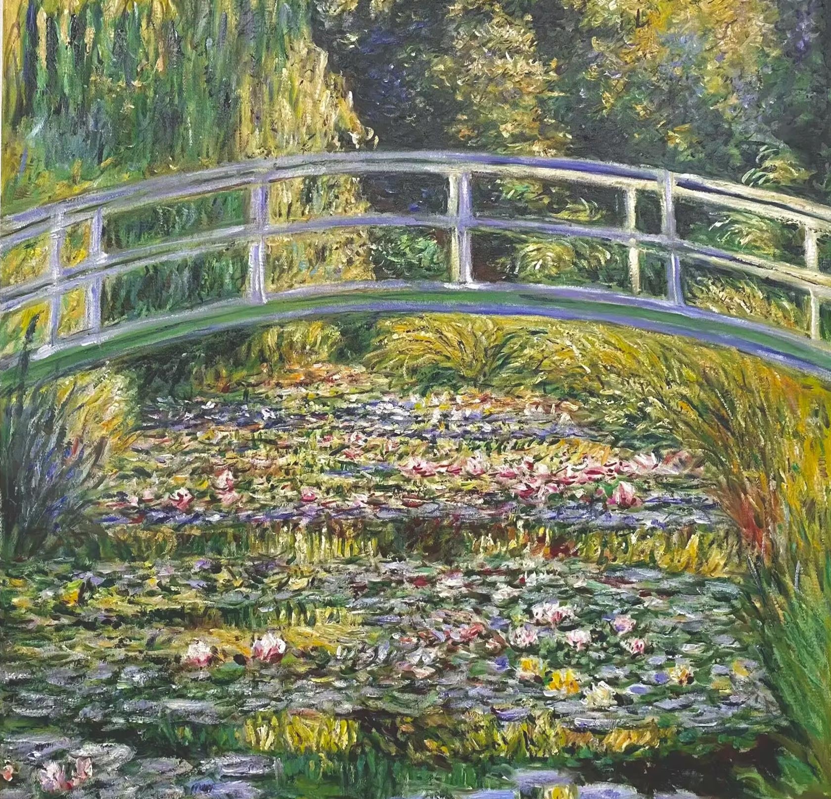 Water Lily Pond reproduction