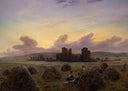 Rest at the Hay Harvest by Caspar David Friedrich — hand-painted landscape oil painting reproduction on canvas
