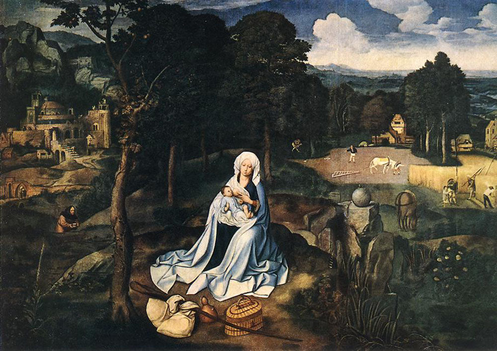 Rest During The Flight To Egypt - Joachim Patinir