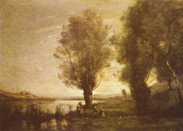 Rest in the Water Meadows - Camille Corot